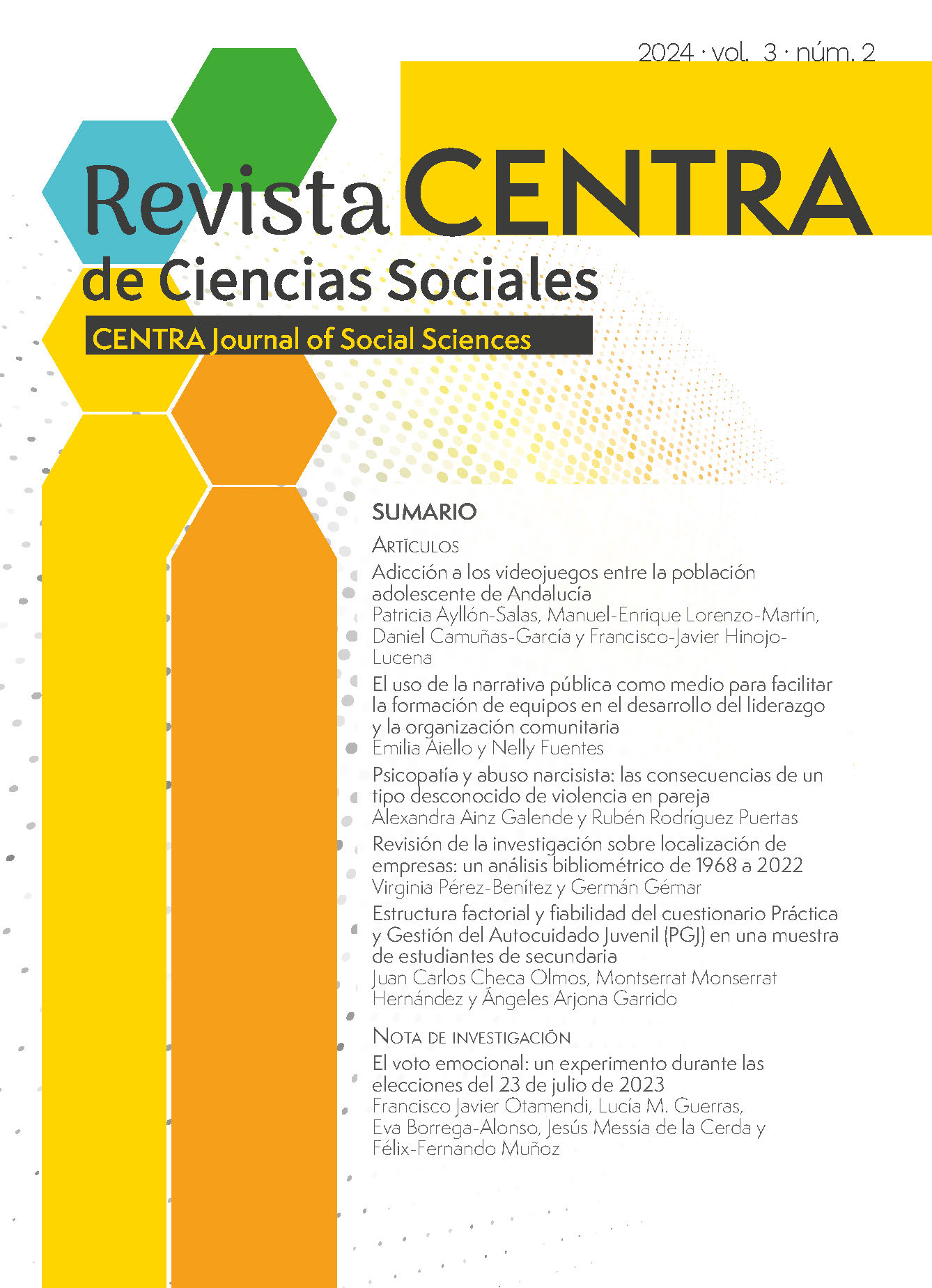 					View Vol. 3 No. 2 (2024): CENTRA Journal of Social Sciences
				